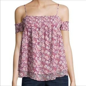 Like New Rebecca Minkoff Pia Cold Shoulder Top